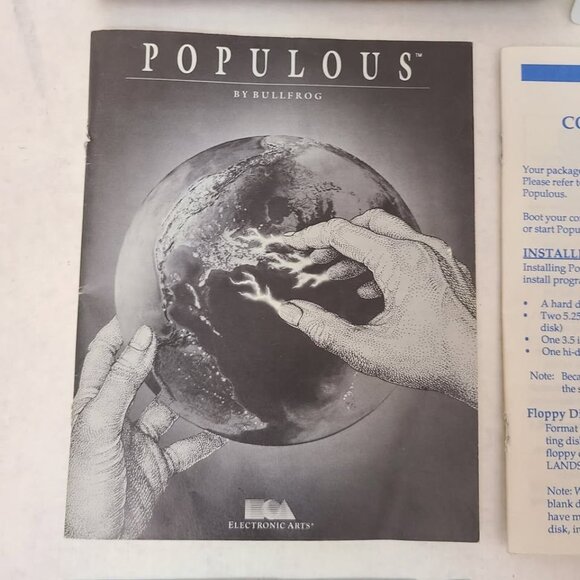 Populous | Electronic Arts, Bullfrog 1989 | BIG BOX PC 3.5" - 5.25" Disks - Picture 10 of 10